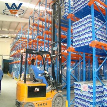 Forklift Access Customized Warehouse Drive-through Racking Shelf Forklift Access Customized Warehouse Drive-through Racking Shelf